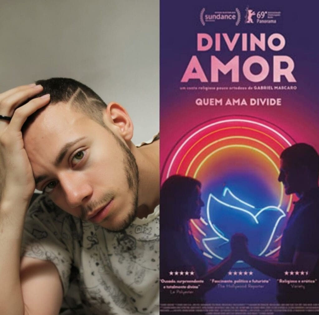 Metturo fala da experiência de atuar em Divino Amor ao lado de Dira Paes