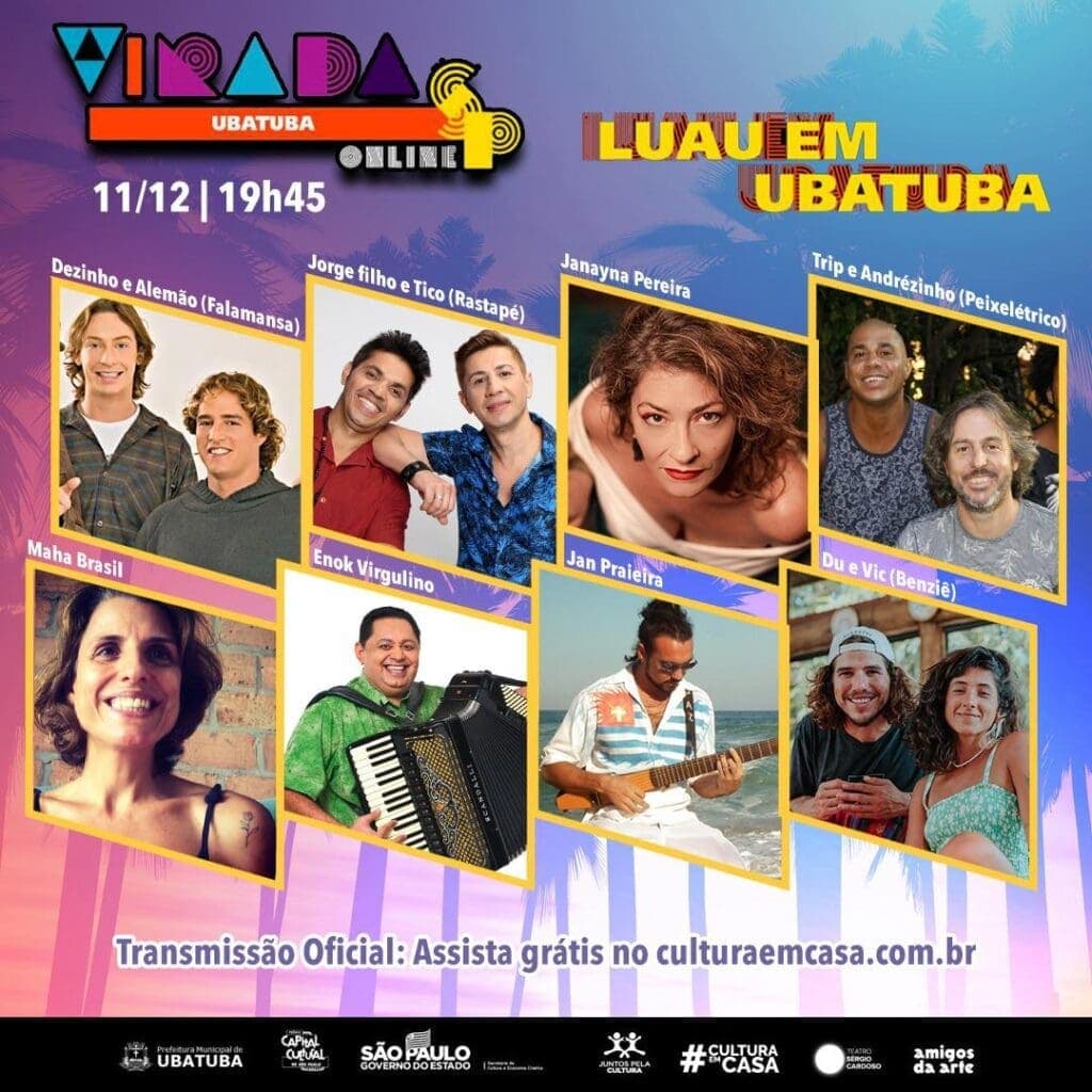 Virada SP Online Ubatuba – Cultura em Casa
