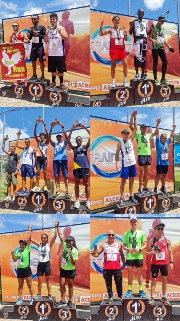 Atletas da Auge do Carmo participam da corrida de São José de Além Paraíba MG
