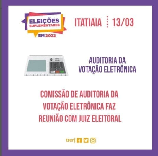 As eleições suplementares de 2022 em<br>Itatiaia/RJ e a resolução n° 1201/2021