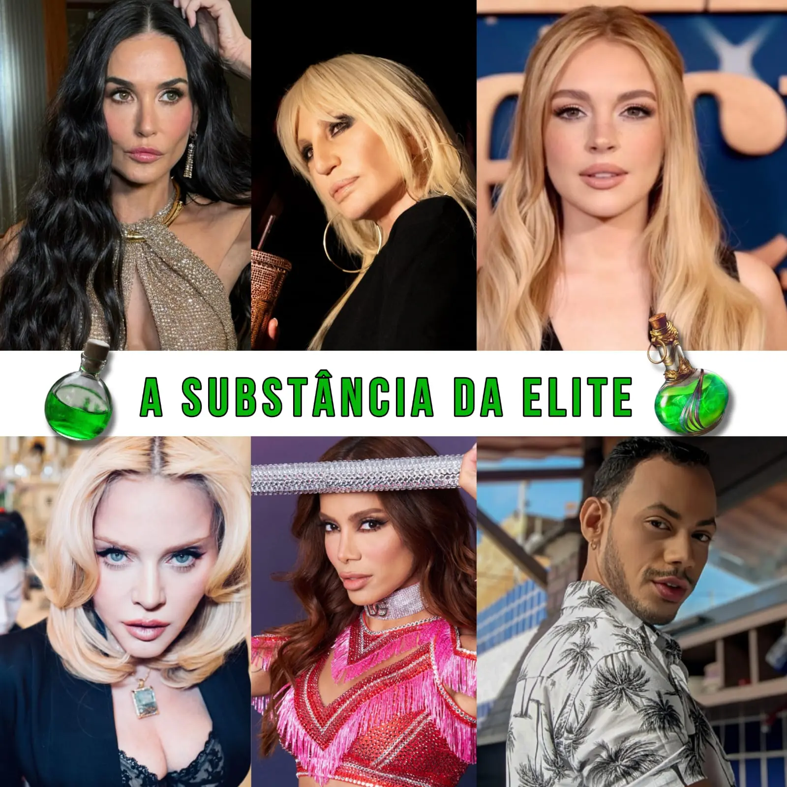 Celebridades que usam A Substância