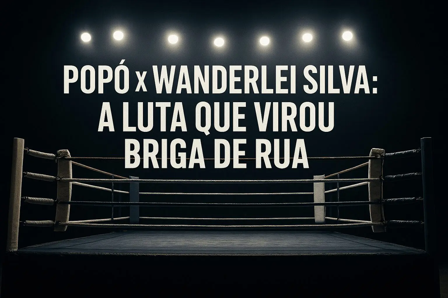 Luta - Popó x Wanderlei