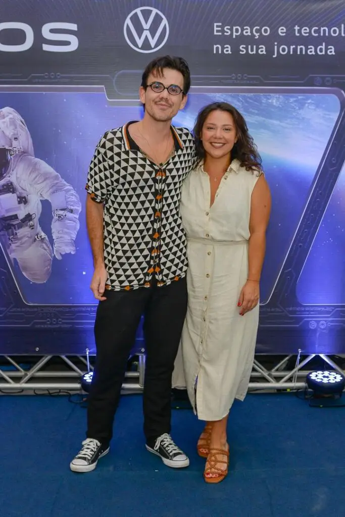 André Groh e a noiva Jéssica Rasinovsky