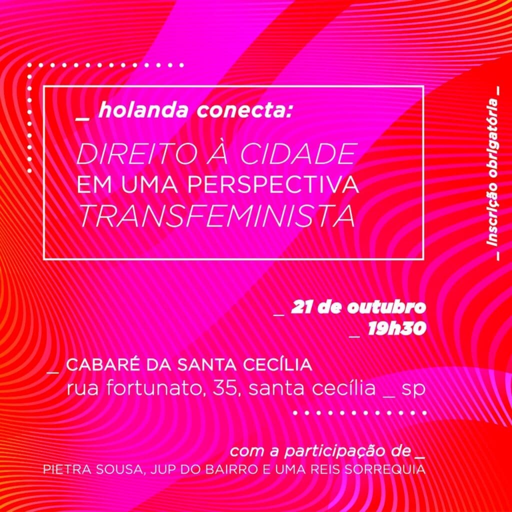 Holanda Conecta discute Corpo e Território em evento gratuito em São Paulo Evento presencial reflete sobre o corpo nos processos de espacialização dos modos de vida nos territórios das cidades marcado por relações de poder