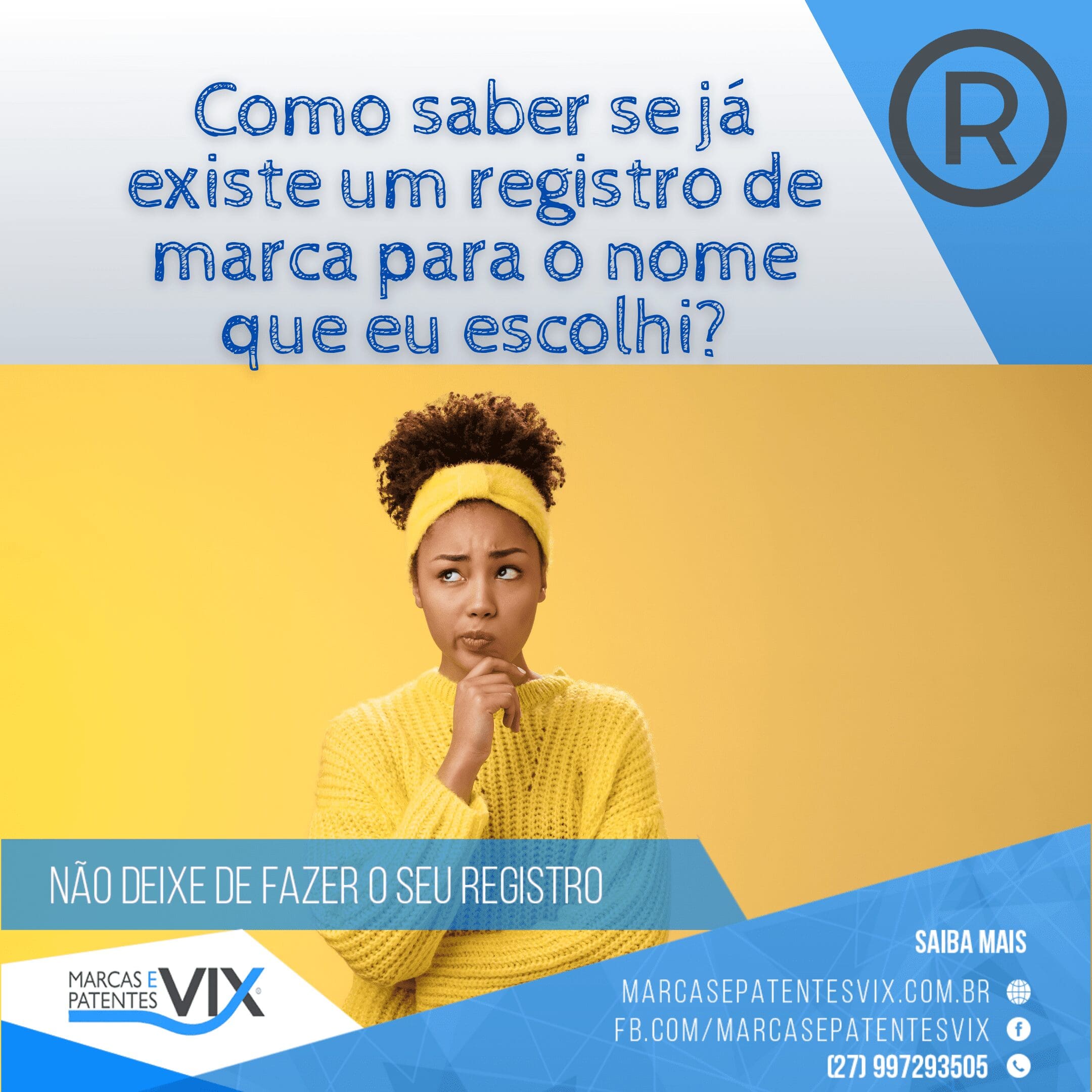 Como saber se já existe um registro de marca