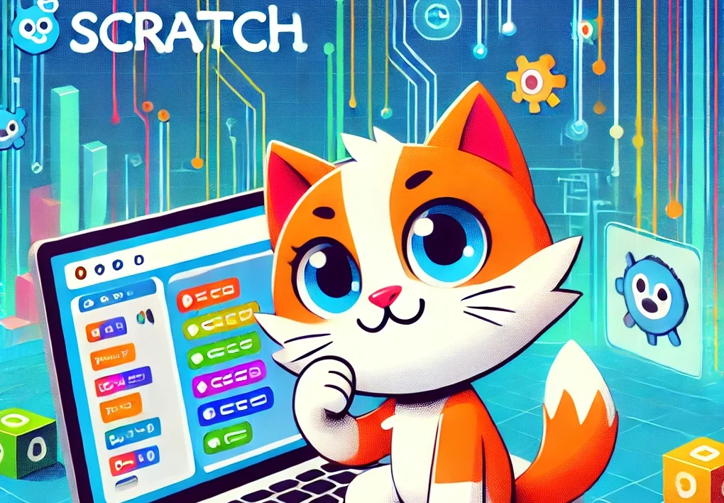 Nas escolas, o Scratch se destaca como uma plataforma acessível e interativa para introduzir a programação. Com uma abordagem visual e intuitiva, ele incentiva os estudantes a explorarem a criatividade, desenvolverem o pensamento lógico e resolverem desafios de forma envolvente e dinâmica.