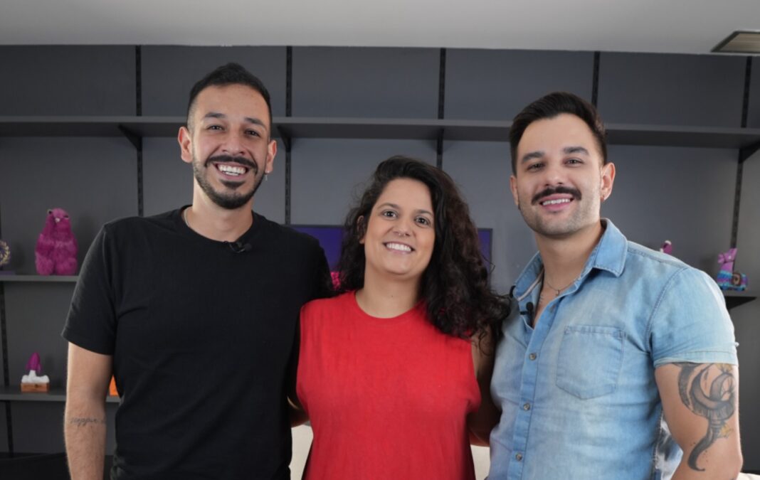 Gabriel Simão, Isabela Oliveira e Thyago Soares