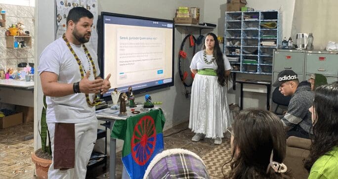 palestra na escola