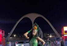 Andressa Fonseca faz sua estreia como Princesa do Império Serrano na Marquês de Sapucaí