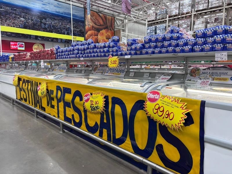 Festival de Pescados do Fort Atacadista reúne ofertas especiais e condições facilitadas de pagamento no Vuon Card