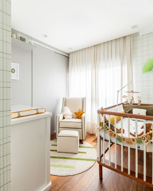 Decoração para quarto de bebê: Bruno Moraes ressignifica ambiente para receber o primeiro filho