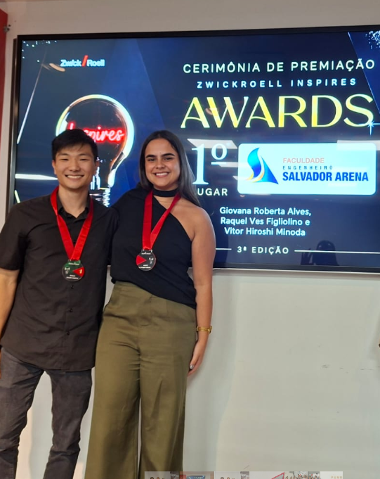 Biocomposto feito de borra de café leva alunos da Faculdade Engenheiro Salvador Arena ao 1º lugar em prêmio de inovação