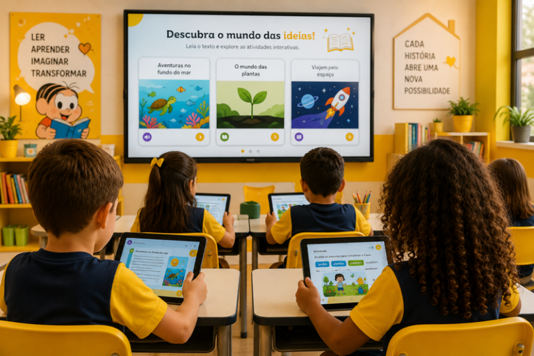 Tecnologia deixa de ser atividade complementar e passa a integrar a formação básica das crianças
