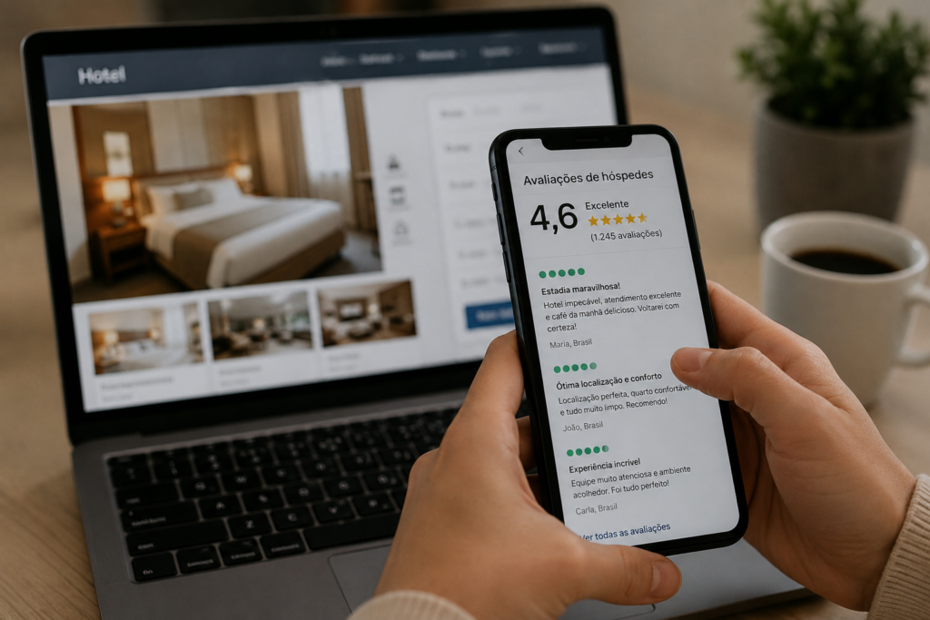 Avaliações online influenciam cada vez mais a escolha de hospedagens em Florianópolis