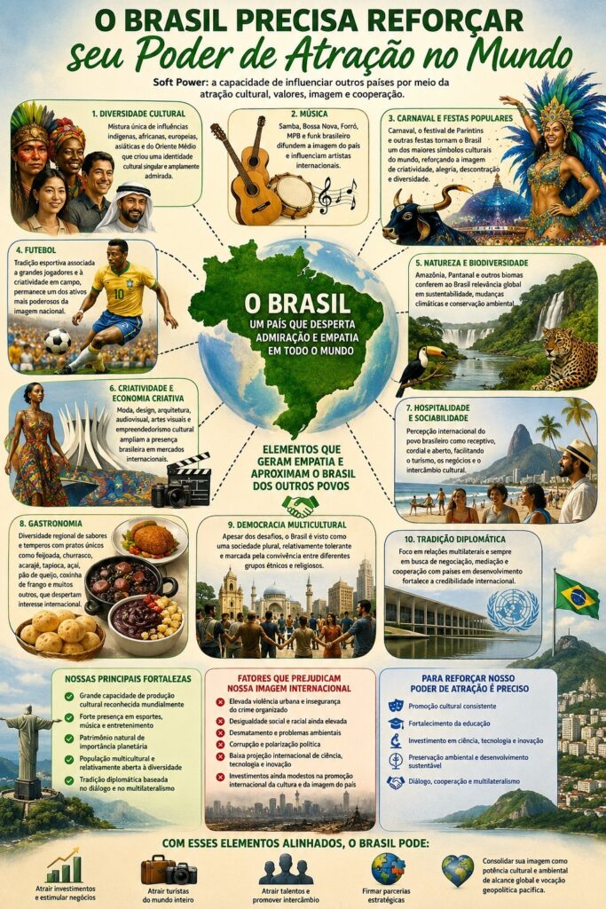 O Brasil Precisa Reforçar seu Poder de Atração no Mundo